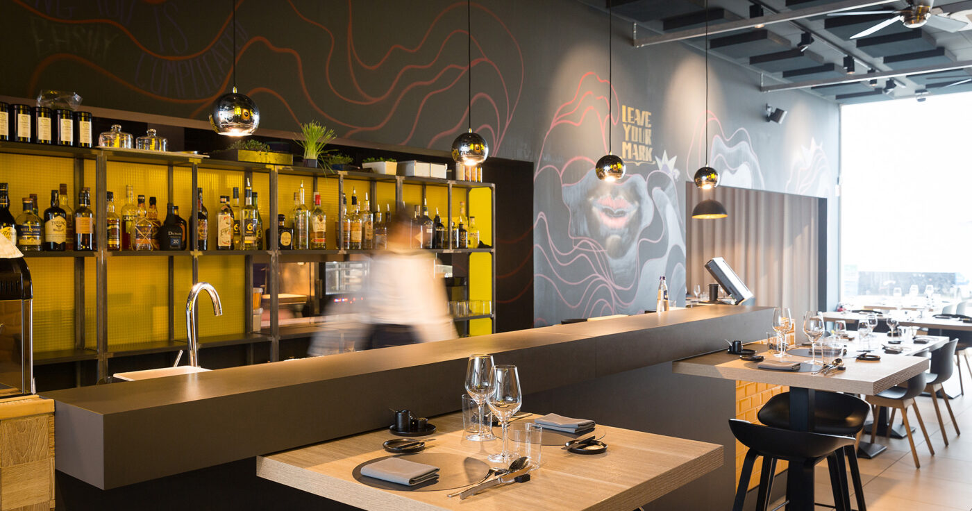 Horeca-inrichting ZAPPAZ, Leuven - Ontwerp Restaurant - Froyen & Zeitler